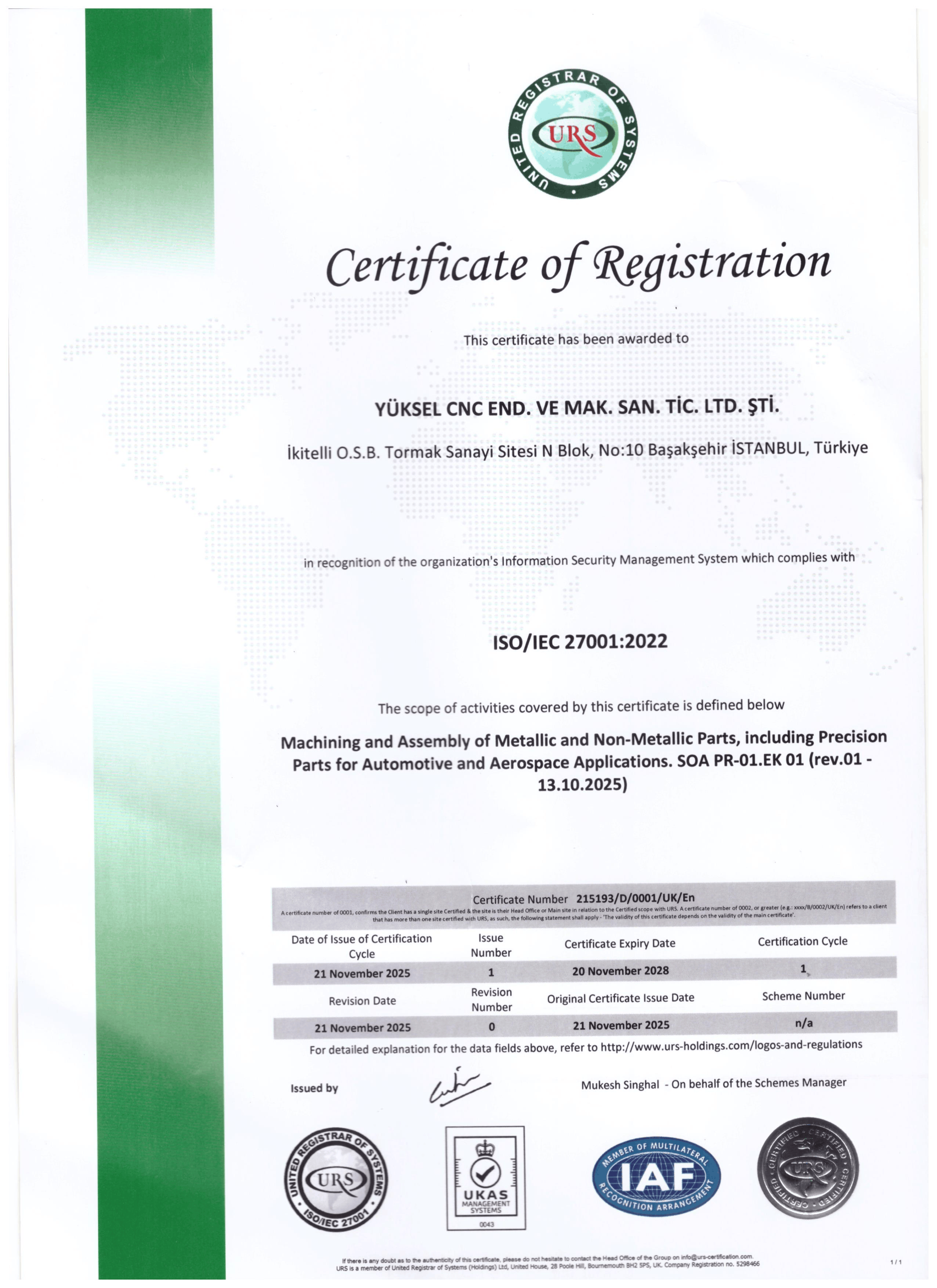 ISO/IEC 27001:2022